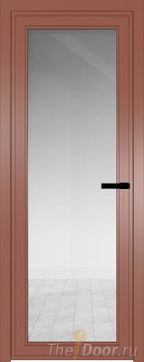 Дверь Profil Doors 1AGP стекло Прозрачное цвет профиля Бронза