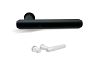 Дверная ручка Comit - модель EXA WC  Minimal - цвет NERO OPACO Matt Black (Матовый черный)