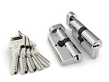 Цилиндровый механизм с вертушкой R602 - 60 / 70 / 80 / 90 / 100 mm CP хром 5 кл.