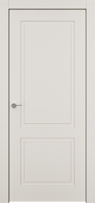 Дверь Офрам Классика 2 цвет Кремовая эмаль Глухое полотно