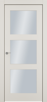 Дверь Офрам Классика 33S цвет Кремовая эмаль Остекление на выбор