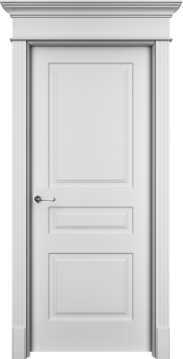 Дверь Офрам Нафта 3 цвет Белая эмаль Глухое полотно
