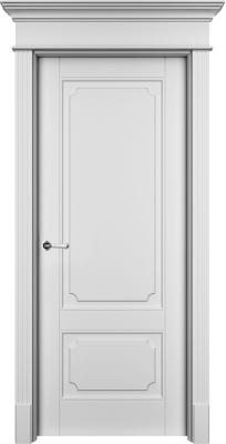 Дверь Офрам Риан 2 цвет Белая эмаль Глухое полотно