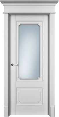 Дверь Офрам Риан 2S цвет Белая эмаль Остекление на выбор