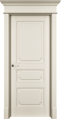 Дверь Офрам Риан 3 цвет Кремовая эмаль Глухое полотно