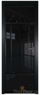 Дверь Profil Doors 10AG стекло Черный Триплекс цвет профиля Черный матовый RAL9005 Дверь Profil Doors 10AG стекло Черный Триплекс цвет профиля Черный матовый RAL9005