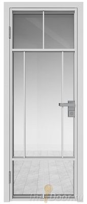 Дверь Profil Doors 10AG стекло Прозрачное цвет профиля Белый матовый RAL9003