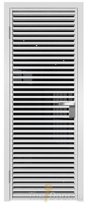Дверь Profil Doors 12AG стекло Черный Триплекс цвет профиля Белый матовый RAL9003 Дверь Profil Doors 12AG стекло Черный Триплекс цвет профиля Белый матовый RAL9003