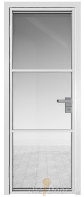 Дверь Profil Doors 13AG стекло Прозрачное цвет профиля Белый матовый RAL9003
