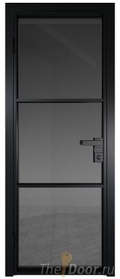 Дверь Profil Doors 13AG стекло Тонированное цвет профиля Черный матовый RAL9005