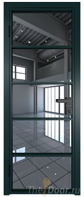 Дверь Profil Doors 14AG стекло Зеркало цвет профиля Зеленый матовый RAL6004 Дверь Profil Doors 14AG стекло Зеркало цвет профиля Зеленый матовый RAL6004