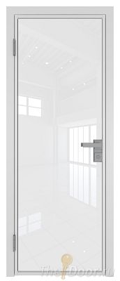 Дверь Profil Doors 1AG Цвет профиля Белый матовый RAL9003 стекло Белый триплекс