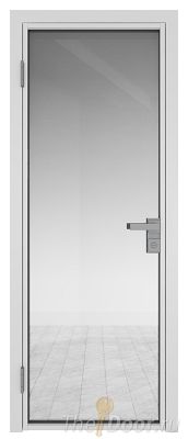 Дверь Profil Doors 1AG Цвет профиля Белый матовый RAL9003 стекло Прозрачное