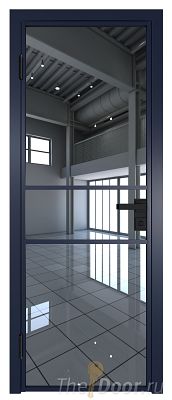 Дверь Profil Doors 2AG стекло Зеркало цвет профиля Cиний матовый RAL5003 Дверь Profil Doors 2AG стекло Зеркало цвет профиля Cиний матовый RAL5003
