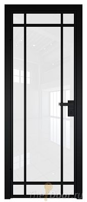 Дверь Profil Doors 5AG Цвет профиля Черный матовый RAL9005 стекло Белый триплекс