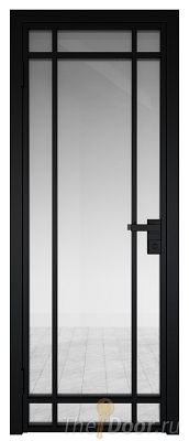 Дверь Profil Doors 5AG Цвет профиля Черный матовый RAL9005 стекло Прозрачное