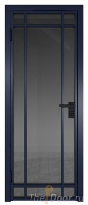 Дверь Profil Doors 5AG стекло Тонированное цвет профиля Cиний матовый RAL5003 Дверь Profil Doors 5AG стекло Тонированное цвет профиля Cиний матовый RAL5003
