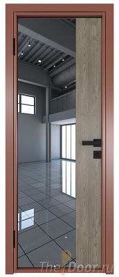 Дверь Profil Doors 7AG стекло Зеркало цвет профиля Бронза вставка Каштан Темный Дверь Profil Doors 7AG стекло Зеркало цвет профиля Бронза вставка Каштан Темный