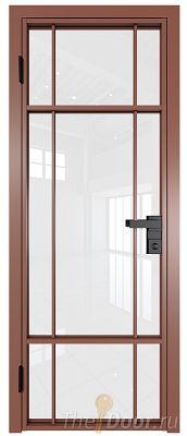 Дверь Profil Doors 8AG стекло Белый Триплекс цвет профиля Бронза Дверь Profil Doors 8AG стекло Белый Триплекс цвет профиля Бронза