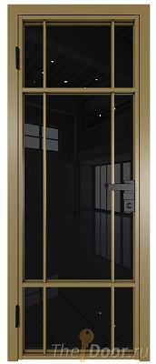 Дверь Profil Doors 8AG стекло Черный Триплекс цвет профиля Золото Дверь Profil Doors 8AG стекло Черный Триплекс цвет профиля Золото