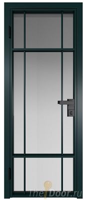 Дверь Profil Doors 8AG стекло Матовое цвет профиля Зеленый матовый RAL6004