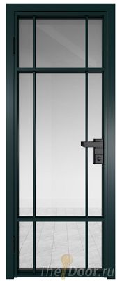 Дверь Profil Doors 8AG стекло Прозрачное цвет профиля Зеленый матовый RAL6004 Дверь Profil Doors 8AG стекло Прозрачное цвет профиля Зеленый матовый RAL6004