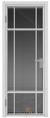 Дверь Profil Doors 8AG стекло Тонированное цвет профиля Белый матовый RAL9003