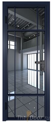 Дверь Profil Doors 8AG стекло Зеркало цвет профиля Cиний матовый RAL5003 Дверь Profil Doors 8AG стекло Зеркало цвет профиля Cиний матовый RAL5003