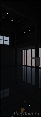 Дверь Profil Doors 1AGK кромка WHITE EDITION с 4-х сторон стекло Lacobel Черный лак