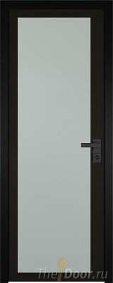 Дверь Profil Doors 2AGK стекло Мателюкс черный прокрас кромка Black Edition