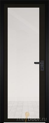 Дверь Profil Doors 2AGK стекло Прозрачное черный прокрас кромка Black Edition