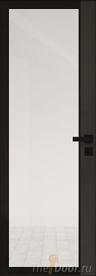 Дверь Profil Doors 6AGK кромка BLACK EDITION с 4-х сторон стекло Прозрачное черный прокрас вставка Чёрный Seidenmatt Дверь Profil Doors 6AGK кромка BLACK EDITION с 4-х сторон стекло Прозрачное черный прокрас вставка Чёрный Seidenmatt