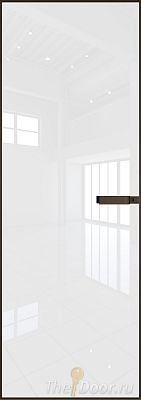 Дверь Profil Doors 1AGN стекло Lacobel Белый лак цвет профиля Деорэ