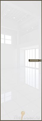 Дверь Profil Doors 1AGN стекло Lacobel Белый лак цвет профиля Шампань Дверь Profil Doors 1AGN стекло Lacobel Белый лак цвет профиля Шампань