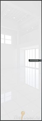 Дверь Profil Doors 1AGN стекло Lacobel Белый лак цвет профиля Серая ночь Дверь Profil Doors 1AGN стекло Lacobel Белый лак цвет профиля Серая ночь