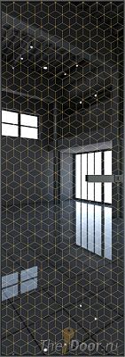 Дверь Profil Doors 1AGN стекло Лоран узор золото цвет профиля Серая ночь Дверь Profil Doors 1AGN стекло Лоран узор золото цвет профиля Серая ночь