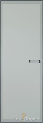 Дверь Profil Doors 1AGN стекло Матовое цвет профиля Серебро
