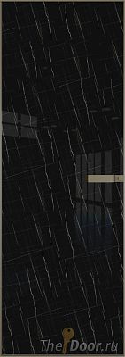 Дверь Profil Doors 1AGN стекло Неро мрамор цвет профиля Шампань Дверь Profil Doors 1AGN стекло Неро мрамор цвет профиля Шампань