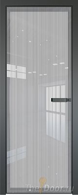 Дверь Profil Doors 1AGN стекло Узор Страйп цвет профиля Серая ночь (с наличником) Дверь Profil Doors 1AGN стекло Узор Страйп цвет профиля Серая ночь (с наличником)