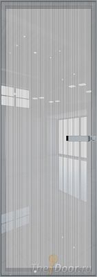 Дверь Profil Doors 1AGN стекло Узор Страйп цвет профиля Серебро Дверь Profil Doors 1AGN стекло Узор Страйп цвет профиля Серебро