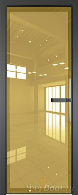 Дверь Profil Doors 1AGN стекло Зеркало Gold (Гезелла) цвет профиля Серая ночь (с наличником) Дверь Profil Doors 1AGN стекло Зеркало Gold (Гезелла) цвет профиля Серая ночь (с наличником)