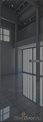 Дверь Profil Doors 1AGN стекло Зеркало Grey цвет профиля Серая ночь Дверь Profil Doors 1AGN стекло Зеркало Grey цвет профиля Серая ночь