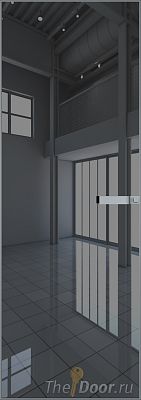 Дверь Profil Doors 1AGN стекло Зеркало Grey цвет профиля Серебро Дверь Profil Doors 1AGN стекло Зеркало Grey цвет профиля Серебро