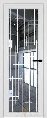 Дверь Profil Doors 1AGP стекло Зеркало цвет профиля Белый матовый RAL9003 вставка Рисунок 6 Дверь Profil Doors 1AGP стекло Зеркало цвет профиля Белый матовый RAL9003 вставка Рисунок 6