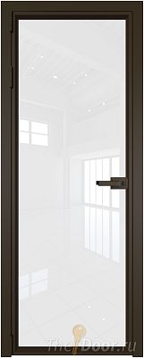 Дверь Profil Doors 1AV стекло Белый Триплекс цвет профиля Деорэ Дверь Profil Doors 1AV стекло Белый Триплекс цвет профиля Деорэ
