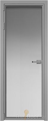 Дверь Profil Doors 1AV стекло Матовое цвет профиля Серебро
