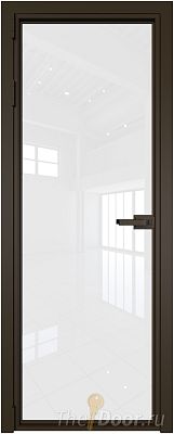 Дверь Profil Doors 1AX стекло Белый Триплекс цвет профиля Деорэ Дверь Profil Doors 1AX стекло Белый Триплекс цвет профиля Деорэ