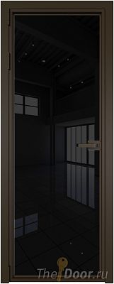 Дверь Profil Doors 1AX стекло Черный Триплекс цвет профиля Деорэ Дверь Profil Doors 1AX стекло Черный Триплекс цвет профиля Деорэ