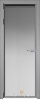 Дверь Profil Doors 1AX стекло Матовое цвет профиля Серебро
