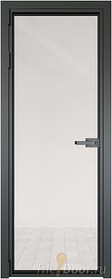 Дверь Profil Doors 1AX стекло Прозрачное цвет профиля Серая ночь Дверь Profil Doors 1AX стекло Прозрачное цвет профиля Серая ночь